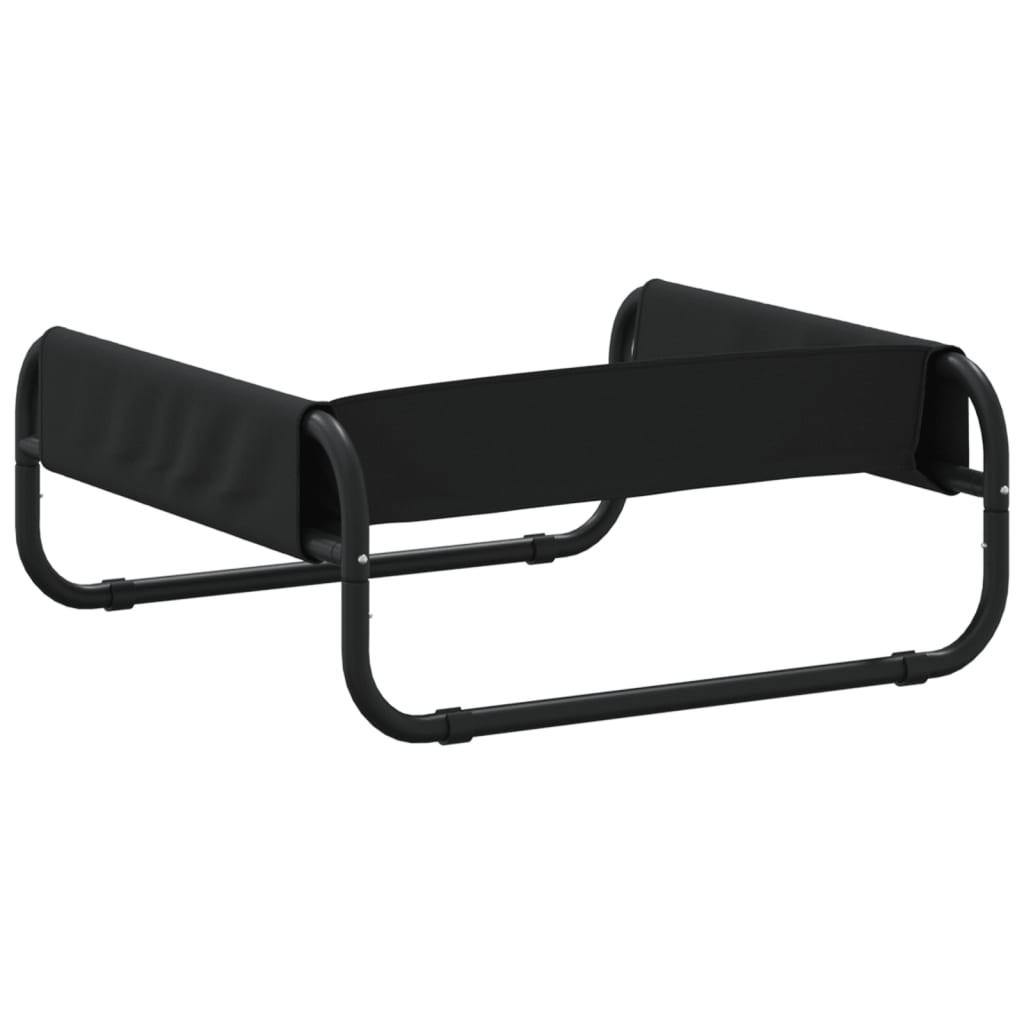 Dog Bed Elevated Anthracite Oxford Fabric