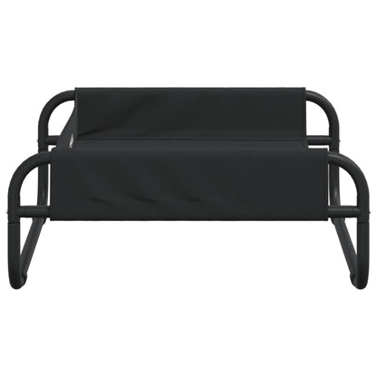 Dog Bed Elevated Anthracite Oxford Fabric