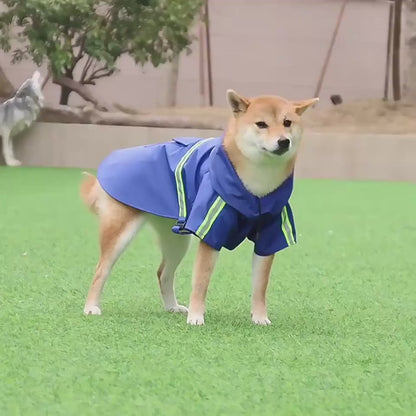 Waterproof Reflective Dog Raincoat